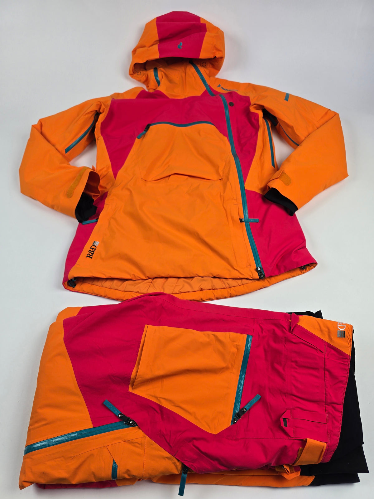 Peak Performance Gore-tex Heli 2L Skipak Oranje Roze Dames L