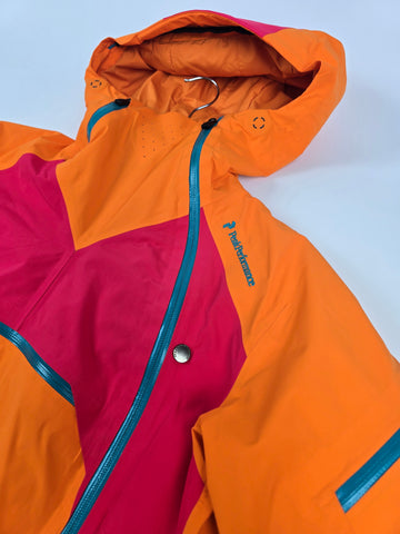 Peak Performance Gore-tex Heli 2L Skipak Oranje Roze Dames L