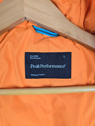 Peak Performance Gore-tex Heli 2L Skipak Oranje Roze Dames L