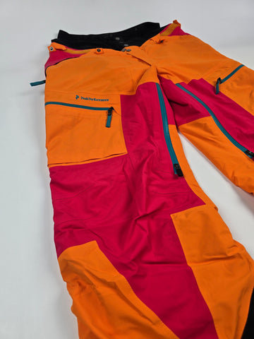 Peak Performance Gore-tex Heli 2L Skipak Oranje Roze Dames L