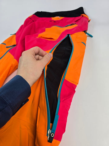 Peak Performance Gore-tex Heli 2L Skipak Oranje Roze Dames L