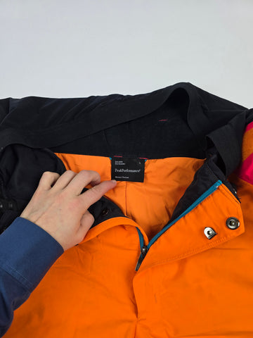 Peak Performance Gore-tex Heli 2L Skipak Oranje Roze Dames L