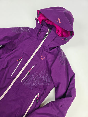 Tenson Skipak Paars Zwart Dames Jas S Broek M