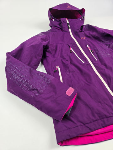 Tenson Skipak Paars Zwart Dames Jas S Broek M