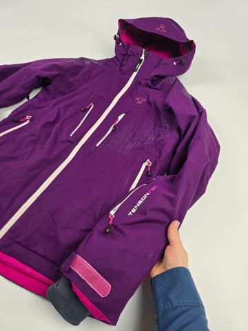 Tenson Skipak Paars Zwart Dames Jas S Broek M