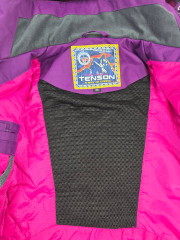 Tenson Skipak Paars Zwart Dames Jas S Broek M