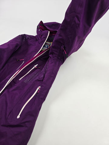 Tenson Skipak Paars Zwart Dames Jas S Broek M