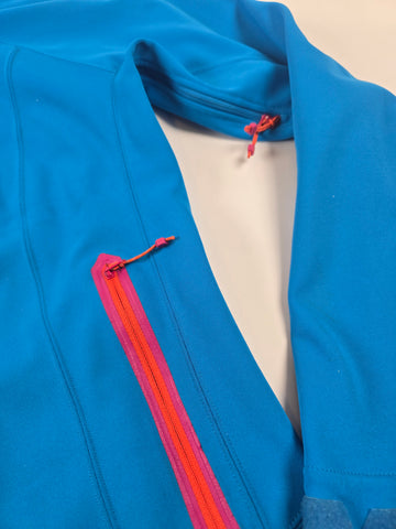Mammut Winstopper Softhshell Blauw Oranje Dames XL