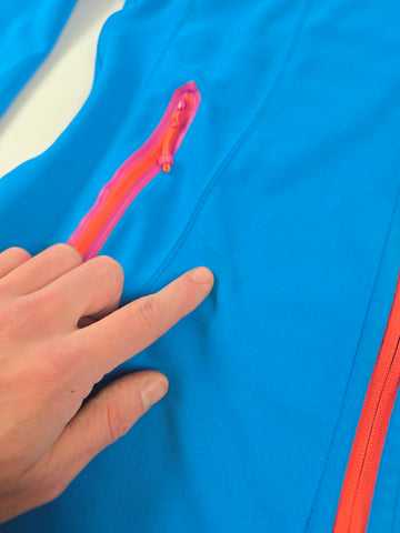 Mammut Winstopper Softhshell Blauw Oranje Dames XL