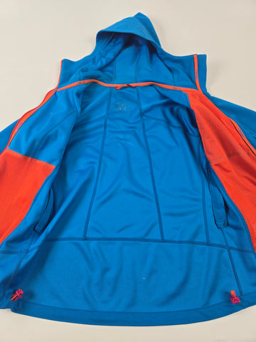 Mammut Winstopper Softhshell Blauw Oranje Dames XL