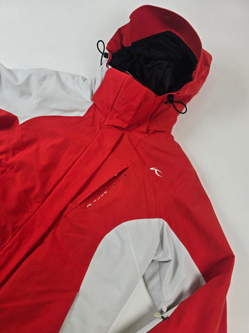 Kjus Ski Jas Oranje Wit Dames XL