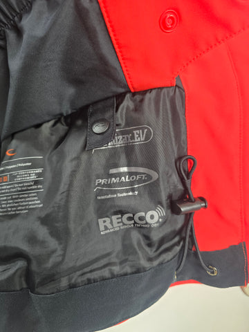 Kjus Ski Jas Oranje Wit Dames XL