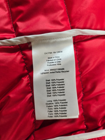 J.Lindberg Donsjas Zwart Rood Dames M