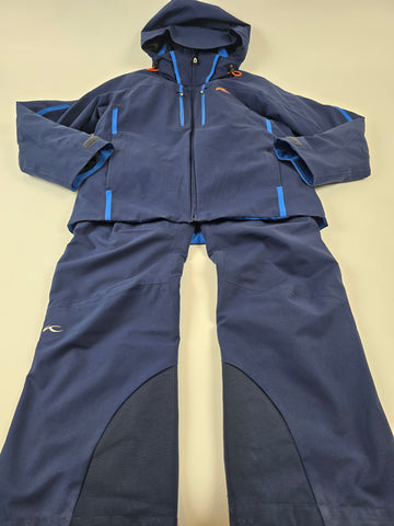 Kjus Skipak Jas+Broek Blauw Heren S