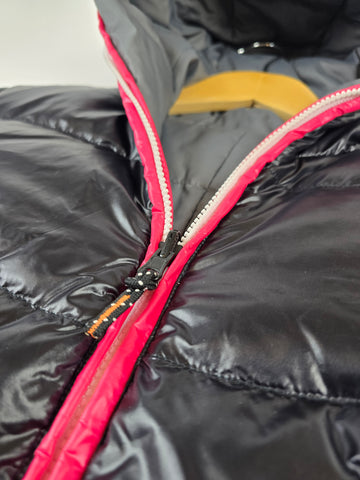 Kjus Donsjas Zwart Roze Dames S