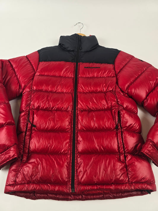 Peak Performance Frost Down Rood Zwart Nieuw Heren S