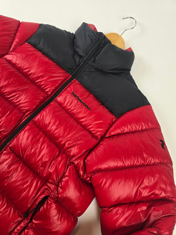Peak Performance Frost Down Rood Zwart Nieuw Heren S