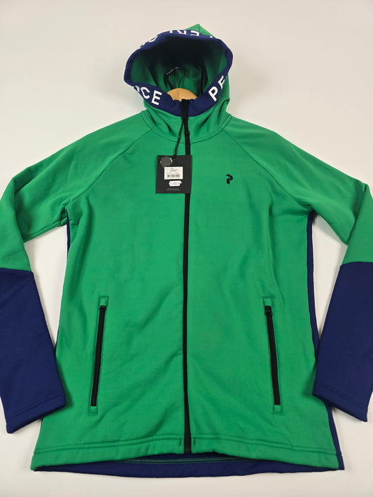 Peak Performance Rider zip hood Groen Heren S