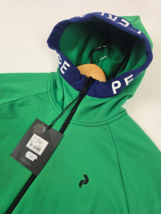 Peak Performance Rider zip hood Groen Heren S