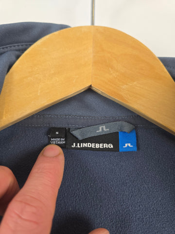 J.Lindeberg Fleece Grijs Blauw Heren S