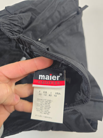 Maier Skibroek Zwart Dames M