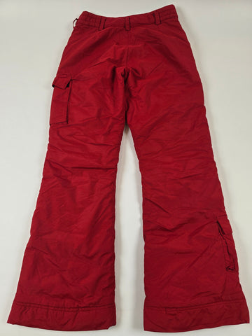 Peak Performance Skibroek rood met zak Dames S