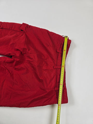 Peak Performance Skibroek rood met zak Dames S