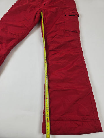 Peak Performance Skibroek rood met zak Dames S
