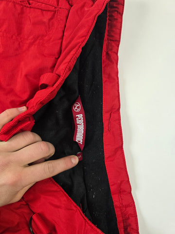 Peak Performance Skibroek rood met zak Dames S