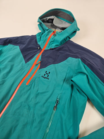 Haglöfs LIM Touring Jacket Shell Blauw Oranje Heren M