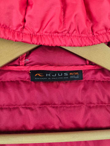 Kjus Cyprus down Hooded Jacket pink Dames 3XL