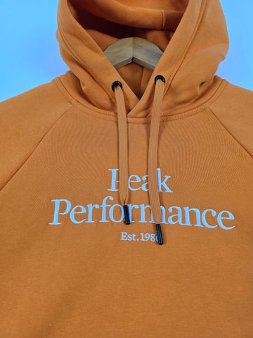 Peak Performance Hoodie Oranje Heren S