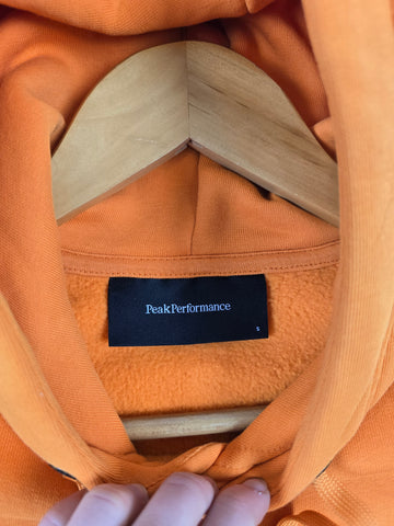 Peak Performance Hoodie Oranje Heren S