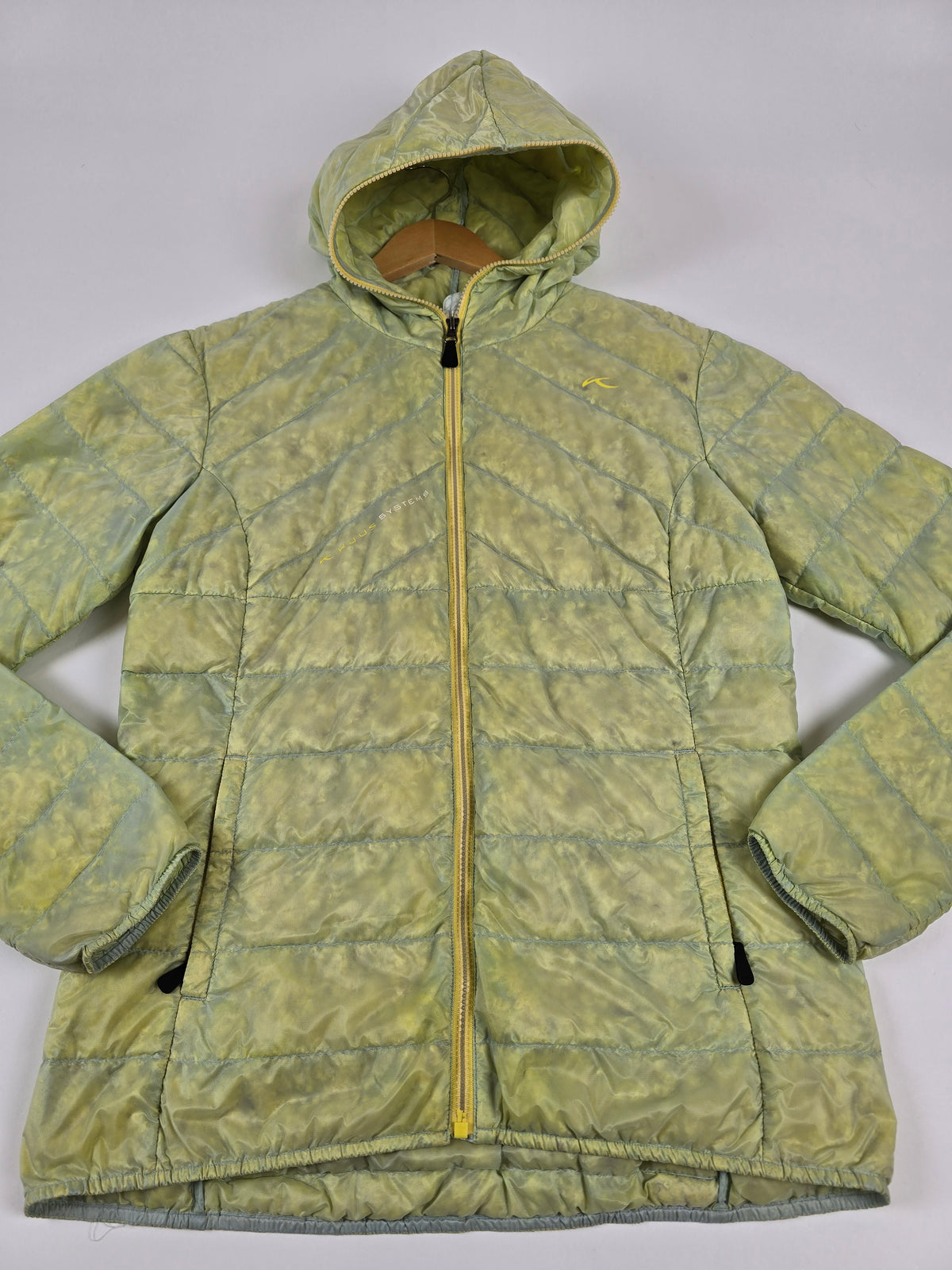 Kjus Donsjas Geel Blauw Dames L