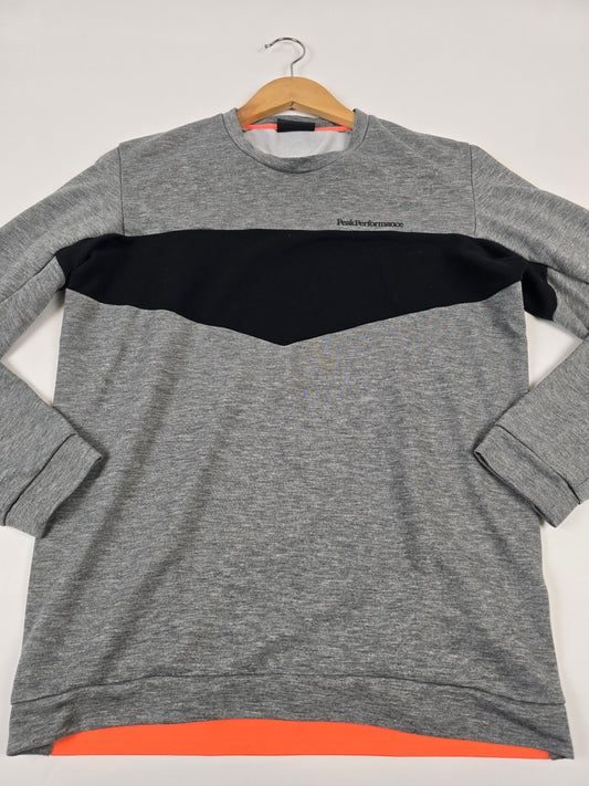 Peak Performance Trui Style Structurec Grijs Men M