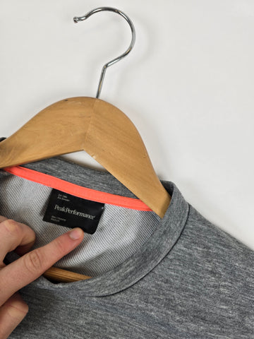 Peak Performance Trui Style Structurec Grijs Men M