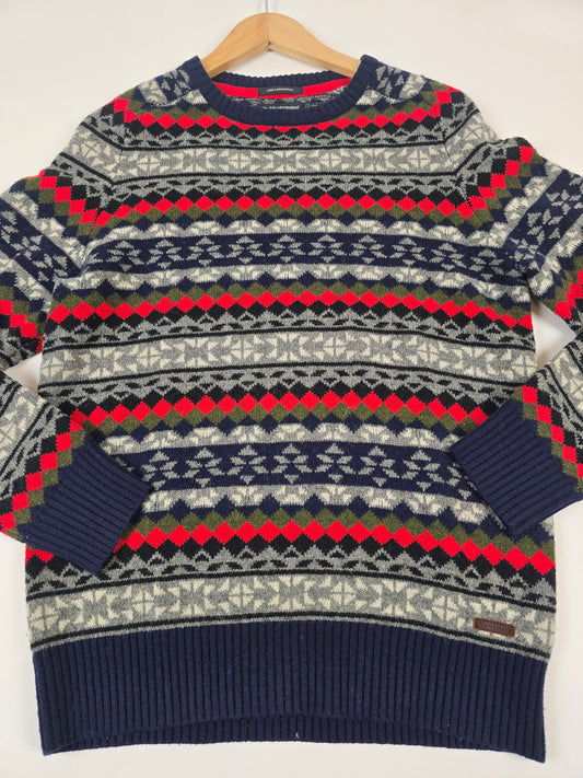 Peak Performance Fine Lamswool Jaquard Trui Men M