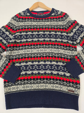 Peak Performance Fine Lamswool Jaquard Trui Men M