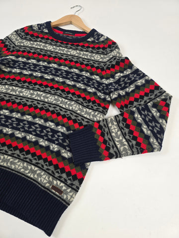 Peak Performance Fine Lamswool Jaquard Trui Men M