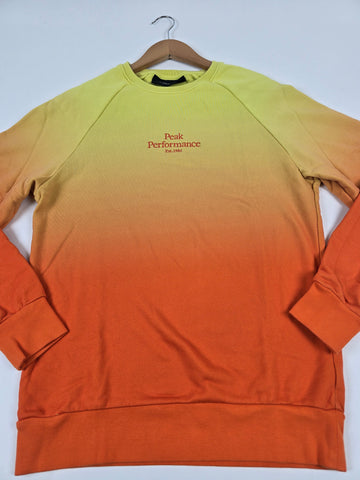 Peak Performance Trui Geel Oranje orig li art Men M