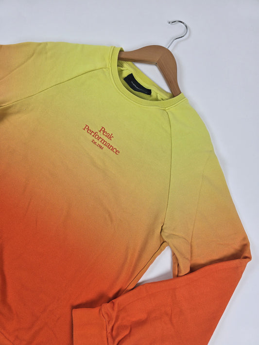 Peak Performance Trui Geel Oranje orig li art Men M