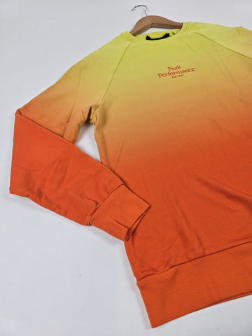 Peak Performance Trui Geel Oranje orig li art Men M