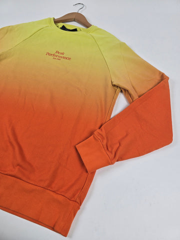 Peak Performance Trui Geel Oranje orig li art Men M