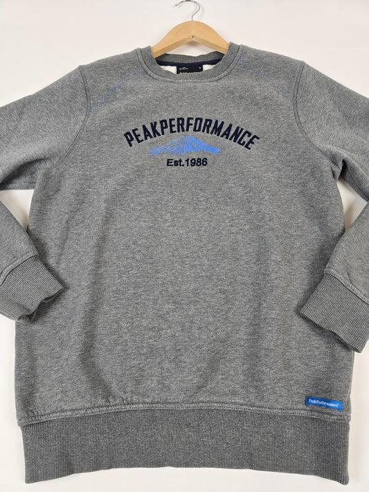 Peak Performance Trui Grijs Edvin Crew Men M
