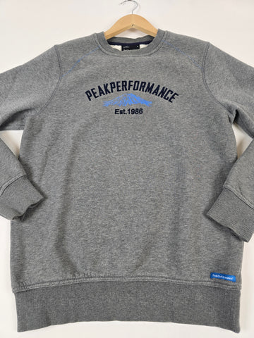Peak Performance Trui Grijs Edvin Crew Men M