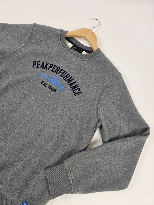 Peak Performance Trui Grijs Edvin Crew Men M