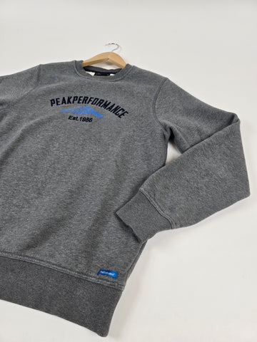 Peak Performance Trui Grijs Edvin Crew Men M