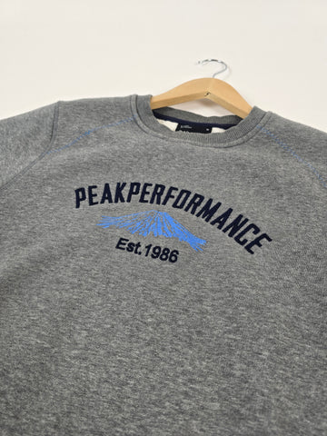 Peak Performance Trui Grijs Edvin Crew Men M