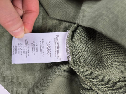 Peak Performance Trui Army Crew Men M