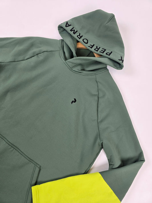 Peak Performance Fleece Hoodie Mint Green Riderh Men M